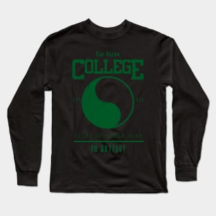 Tar Valon College Green  Ajah Symbol Wheel of Time Parody Long Sleeve T-Shirt